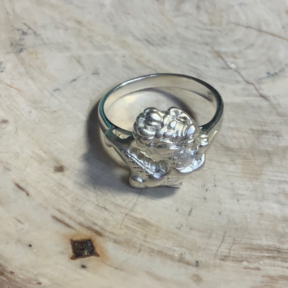 Unique Sterling Silver Dragon Ring - image 7